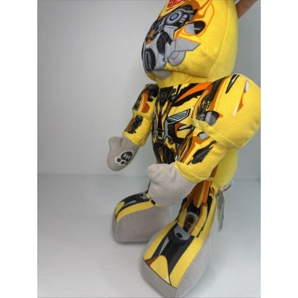 Build A Bear Bumblebee Jointed Transformer 16" Plushie - Picture 4 of 6